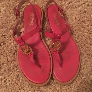 Michael Kors pink sandals 7M